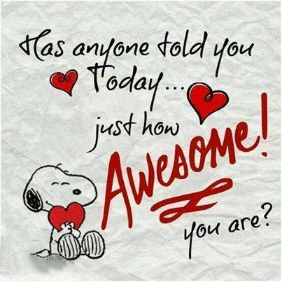 how awesome you are
