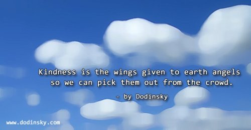 kindness is earth angel