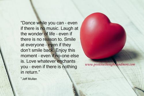 Dance even if there is no music