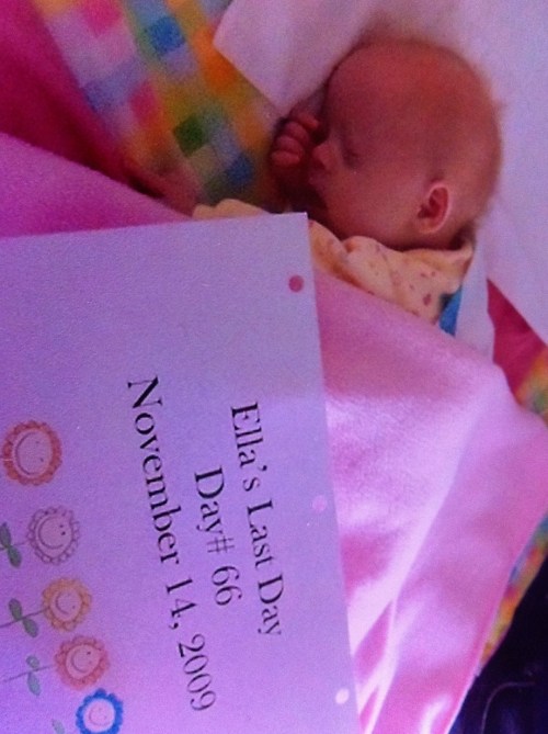 Ella's last day at Children's Hospital