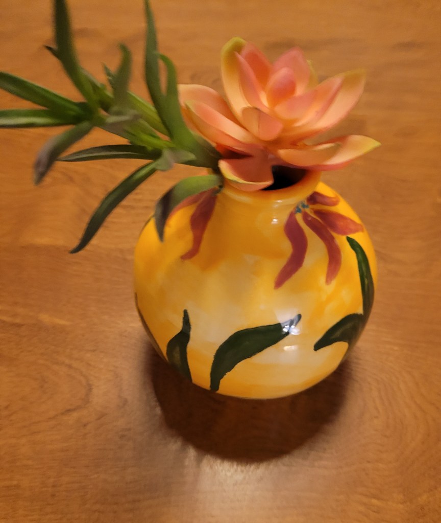 "Too much going on," she answers, rather than saying my father died."